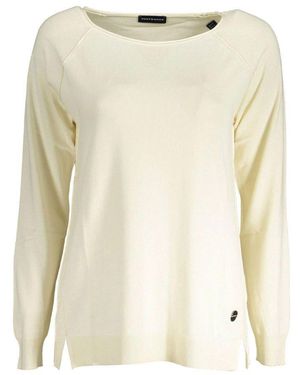 North Sails White Cotton Sweatshirt - Natural