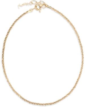 Saint Laurent Metal Chain Necklace - White
