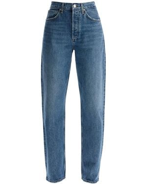 Agolde Relaxed Straight Fit Kelly Jeans - Blue