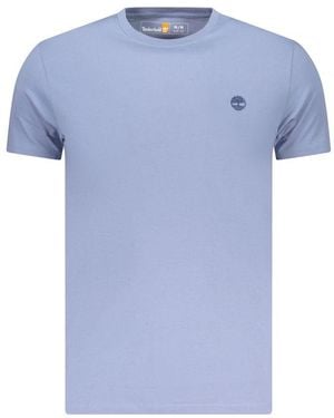 Timberland Azzurro Organic Cotton Men T - Blue
