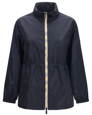 Burberry Black Polyamide Parka - Blue