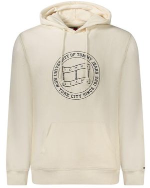 Tommy Hilfiger White Cotton Men's Sweatshirt