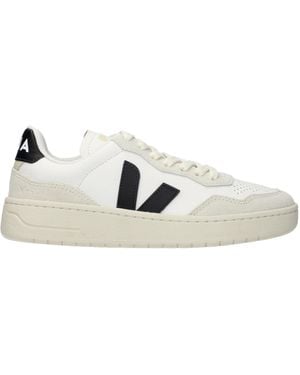 Veja White Leather Sneakers