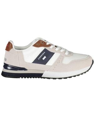Carrera White Polyester Sneaker