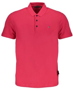 Napapijri Cotton Polo Shirt - Pink