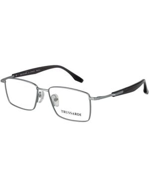 Trussardi Silver Titanium Glasses (frames) - Brown