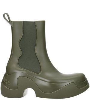 XOCOI Green Pvc Ankle