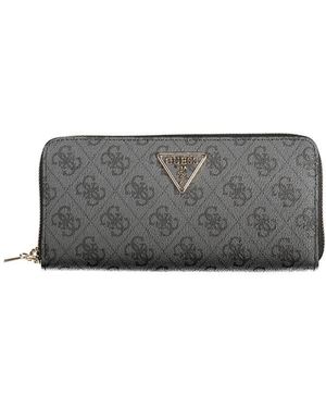 Guess Black Polyethylene Wallet - Grey