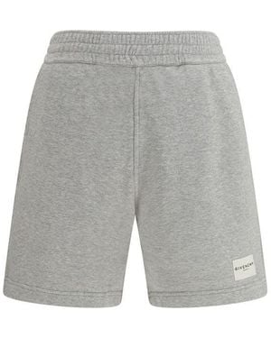 Givenchy Grey Cotton Bermuda Shorts