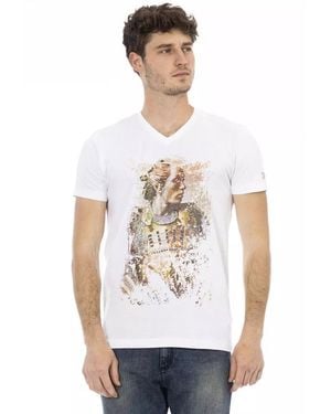 TRUSSARDI ACTION Cotton T-Shirt - White