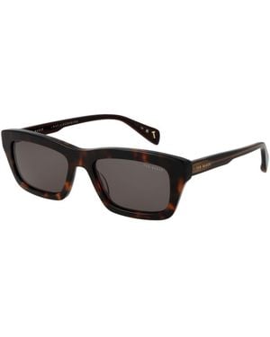 Ted Baker Brown Acetate Sunglasses - Black