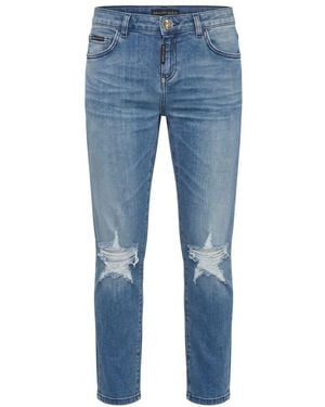 Philipp Plein Cotton Jean - Blue
