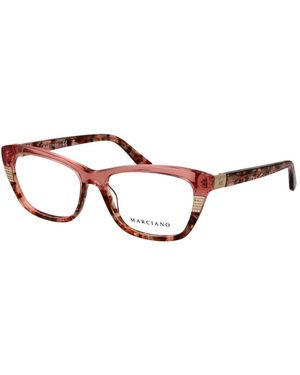 MARCIANO BY GUESS Pink Acetate Glasses (frames) - Brown