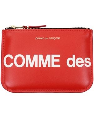 Comme des Garçons Red Leather Cardholder