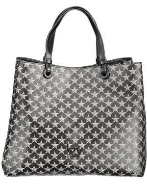 Byblos Black Pvc Handbag - Gray