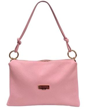 Baldinini Multicolour Cowhide Clutch Bag - Pink