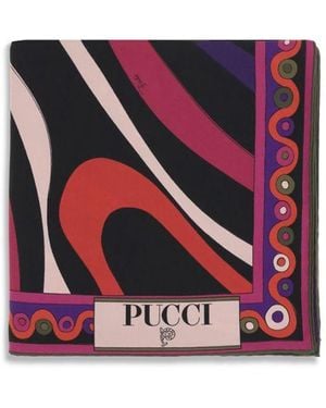 PUCCI Printed Silk Foulard - Red