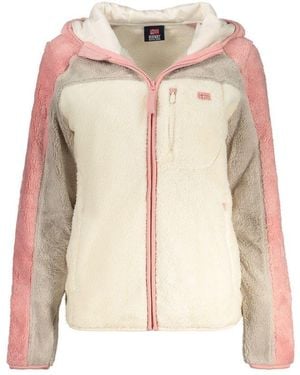 Norway 1963 White Polyester 's Hoodie - Natural