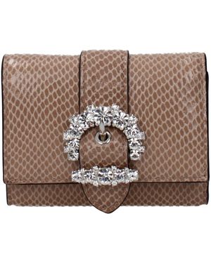 Jimmy Choo Leather Wallet - Brown