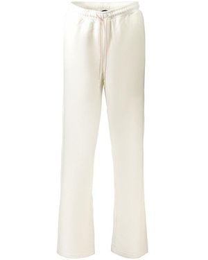 North Sails White Cotton 's Trousers - Natural