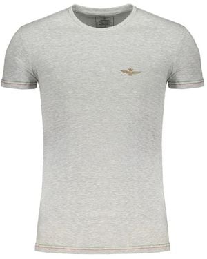 Aeronautica Militare Cotton T-Shirt - Grey