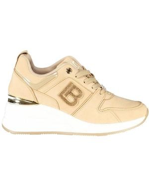 Laura Biagiotti Beige Polyester Trainer - Metallic