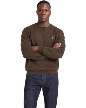 Lyle & Scott Brown Cotton Sweatshirt