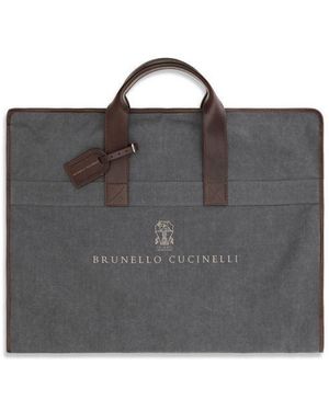Brunello Cucinelli Grey Polyester Accessories