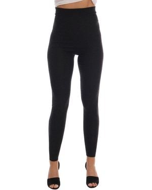Dolce & Gabbana Elegant Cashmere High Waist Pants - Black