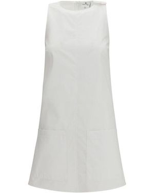 Courreges Cotton Casual Dress - White