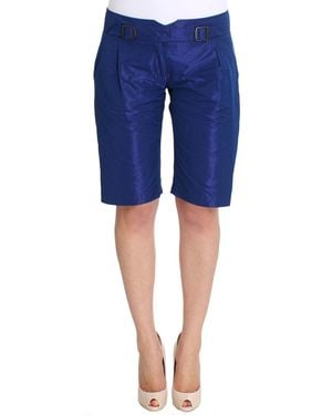 Ermanno Scervino Chic Mid Waist Short - Blue
