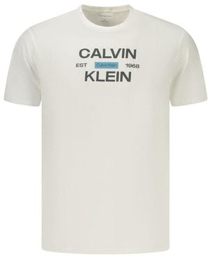 Calvin Klein White Cotton T