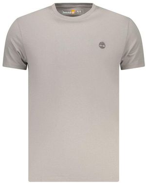 Timberland Grigio Cotton Men T - Gray