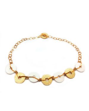 Gc Rose Gold Stainless Steel Necklace - Metallic