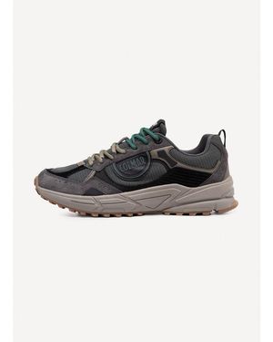 Colmar Black Polyester Athletic Trainers