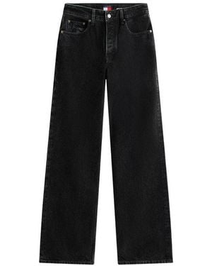 Tommy Hilfiger Black Recycled Cotton Bootcut Jeans