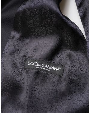 Dolce & Gabbana Wool Single Breasted 3 Piece Suit Pl+Se+Wv - Black