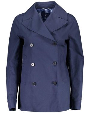 GANT Blu Cotton Jacket - Blue