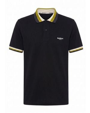 Baldinini Black Cotton Men Polo