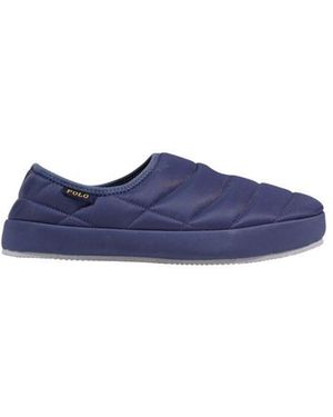 Ralph Lauren Blue Textile Slippers