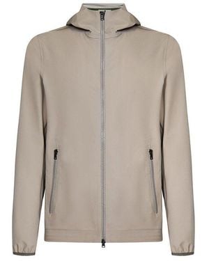 Herno Beige Elastane Clothing - Gray