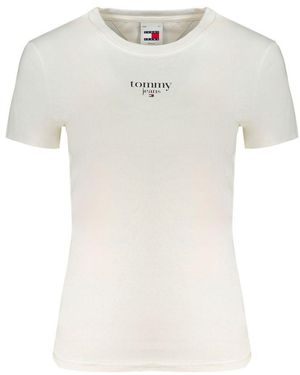 Tommy Hilfiger White Cotton Tops & T