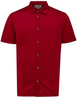 Canali Cotton Shirt - Red