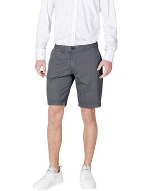 ARMANI EXCHANGE Blue Cotton Bermuda Shorts - Grey