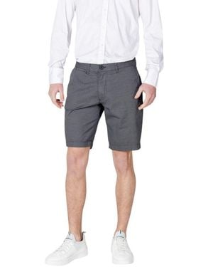 ARMANI EXCHANGE Blue Cotton Short - Gray