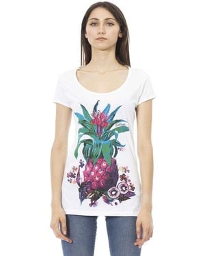 Just Cavalli Cotton Tops & T-Shirt - White