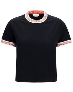 Versace Black Cotton T