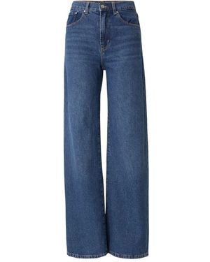 ONLY Blue Cotton Relaxed Fit Jeans