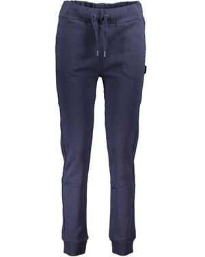 North Sails White Cotton 's Sweatpant - Blue