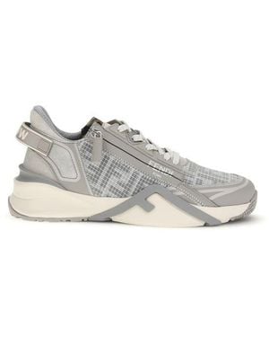 Fendi Polyester Athletic Trainers - White